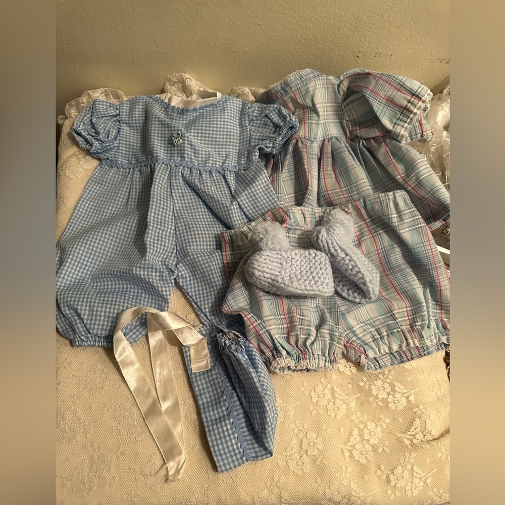 Bundle of two doll outfits vintage